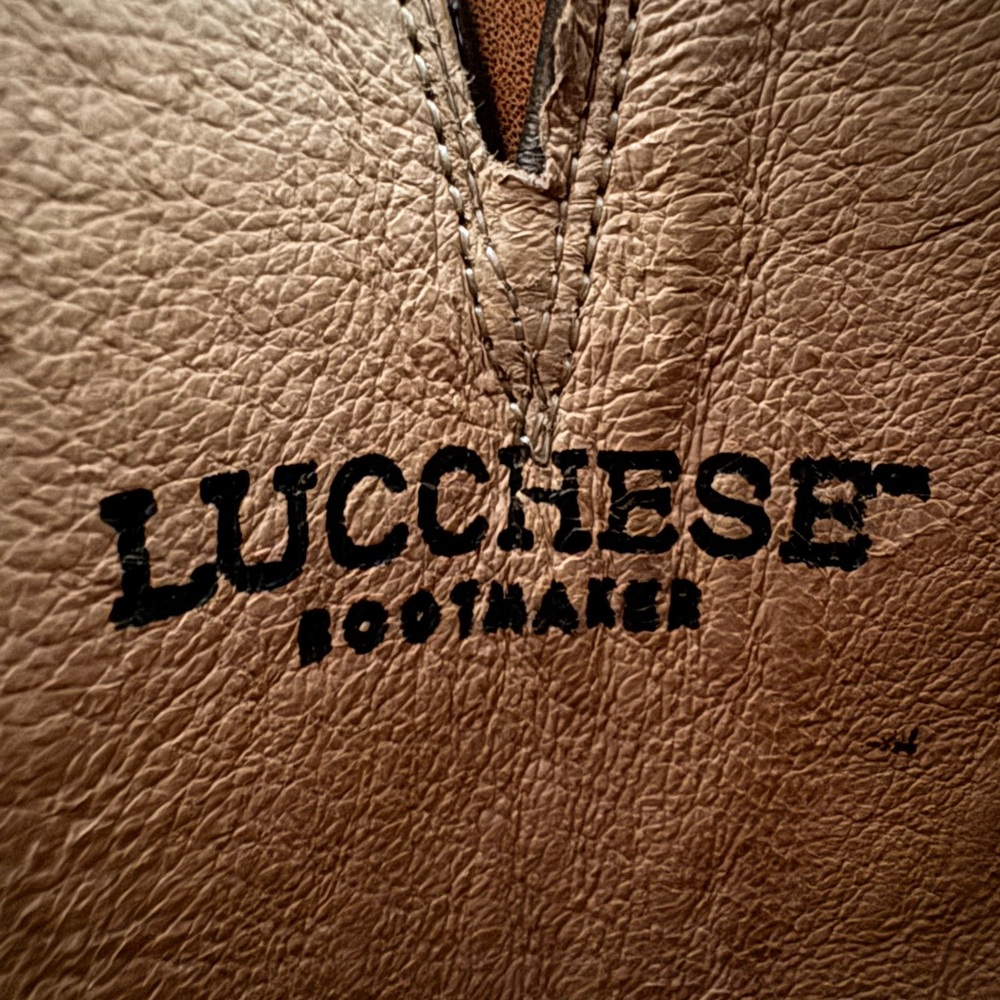 New Lucchese Savannah Tan Leather Boots - Picture 4 of 6